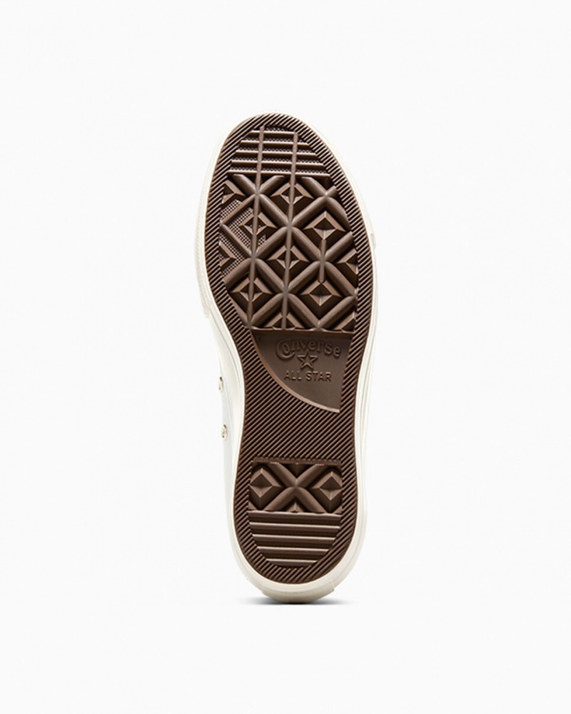 Converse Chuck Taylor All Star Lift Platform Tiny Tattoos Vita Blå | 403YBPFMR