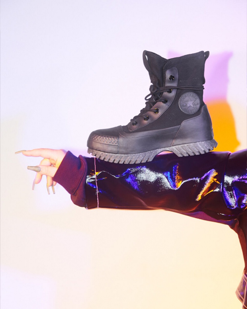 Converse Chuck Taylor All Star Lugged 2.0 Counter Climate Svarta Svarta Svarta | 259ZKOIHD
