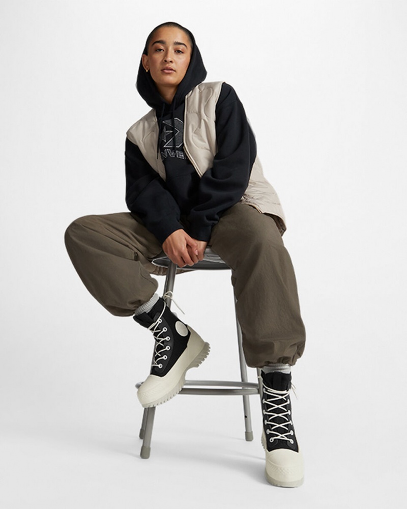 Converse Chuck Taylor All Star Lugged 2.0 Platform Counter Climate Extra High Svarta Svarta | 528NEKJCA