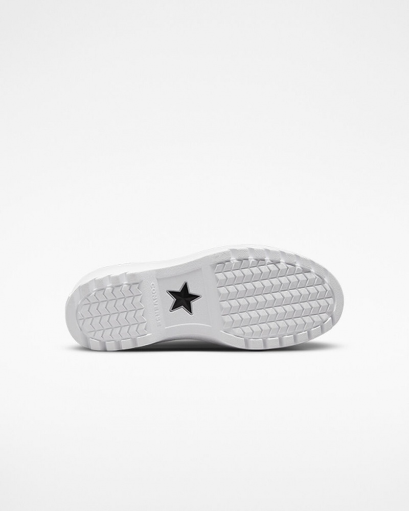 Converse Chuck Taylor All Star Lugged Lift Platform Canvas Svarta Svarta Vita | 879ROUZGN