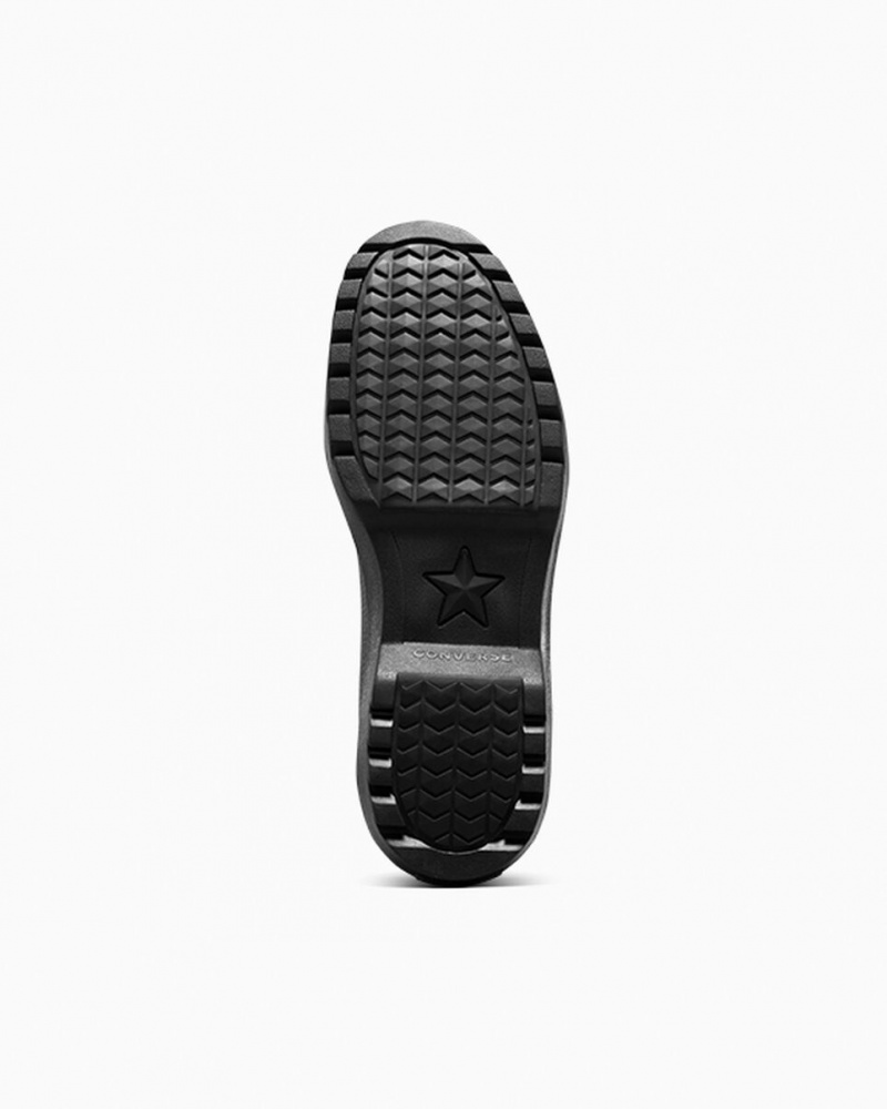 Converse Chuck Taylor All Star Lugged Lift Platform Läder Svarta Svarta Svarta | 492ARQNFJ