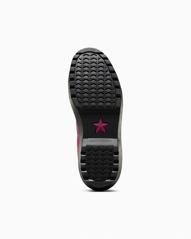 Converse Chuck Taylor All Star Lugged Lift Platform Velvet Svarta Svarta | 049ZSNBAI