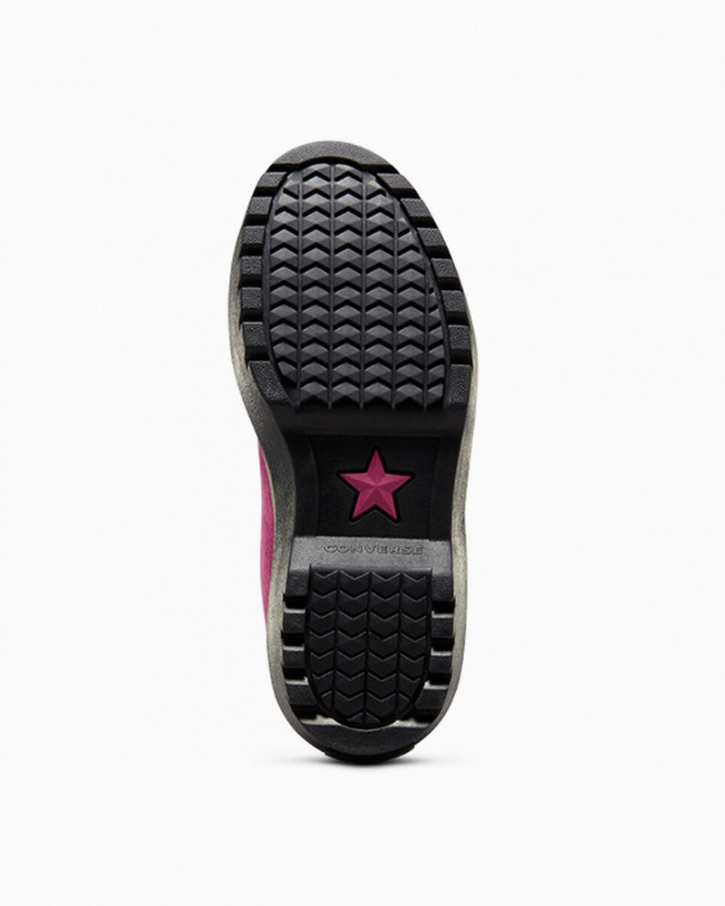 Converse Chuck Taylor All Star Lugged Lift Platform Velvet Svarta Svarta | 947PLTQJW