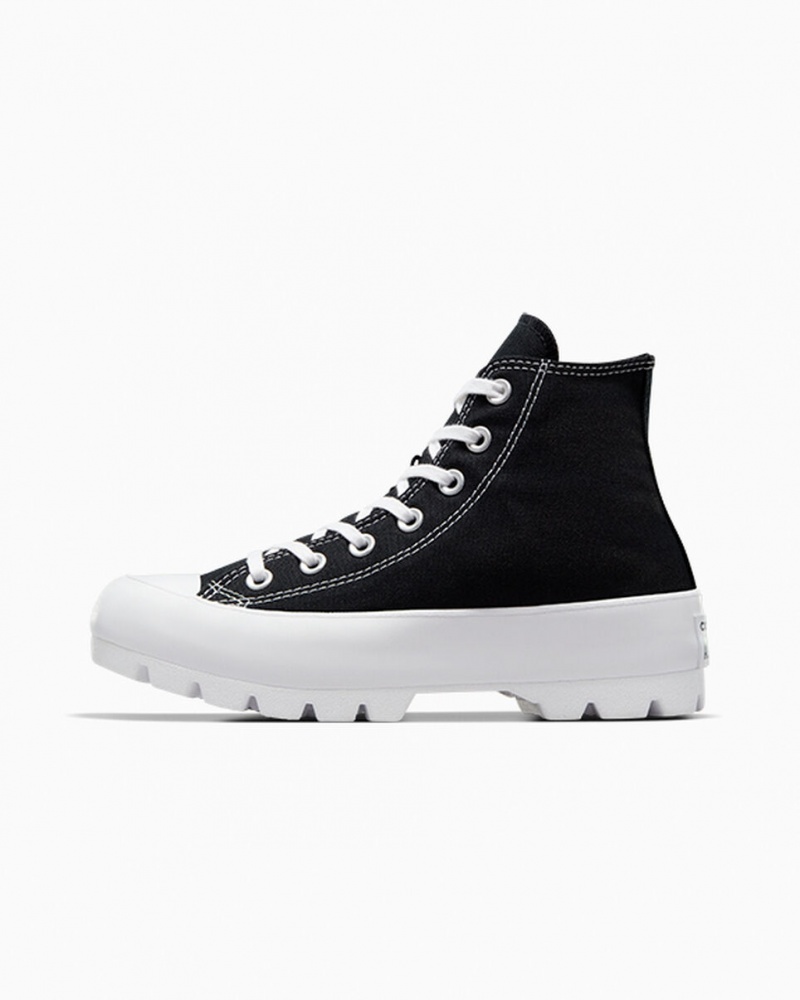 Converse Chuck Taylor All Star Lugged Svarta Vita Svarta | 165OIJNAK