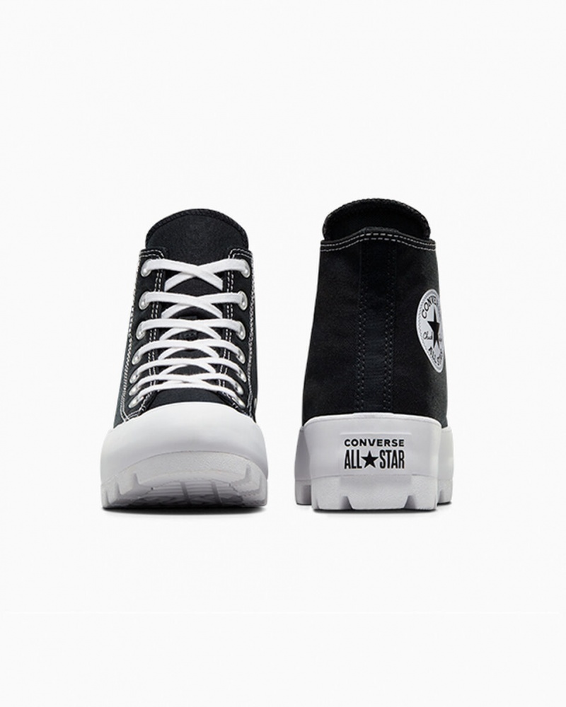 Converse Chuck Taylor All Star Lugged Svarta Vita Svarta | 165OIJNAK
