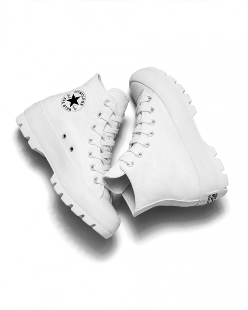 Converse Chuck Taylor All Star Lugged Vita Svarta Vita | 857WFNPDA