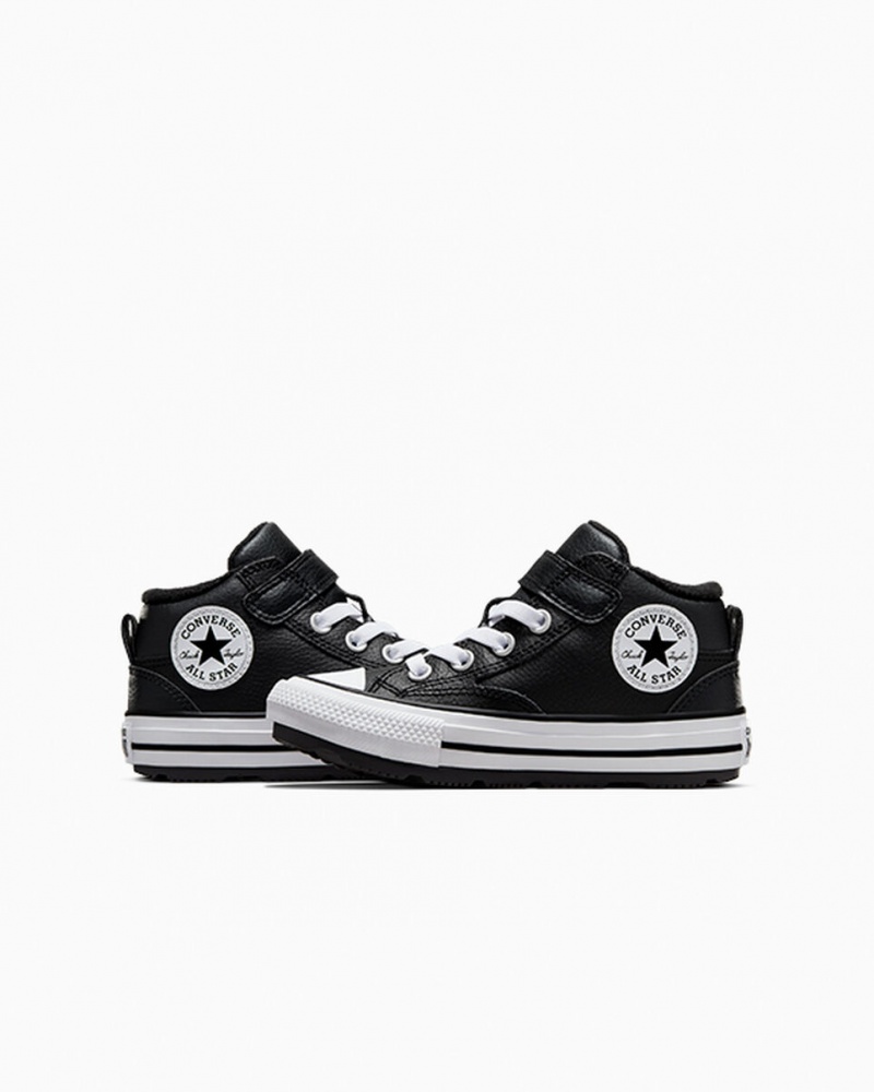 Converse Chuck Taylor All Star Malden Street Boot Svarta Svarta Vita | 975THKZRV