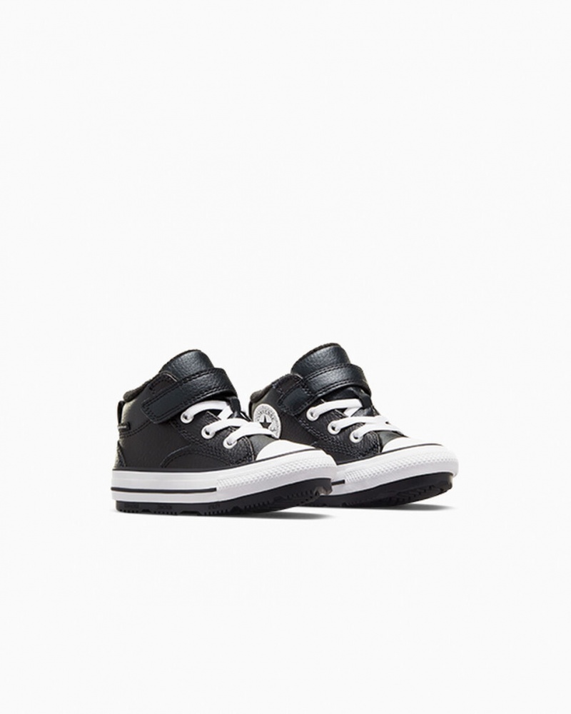 Converse Chuck Taylor All Star Malden Street Boot Svarta Svarta Vita | 063NWGUKL