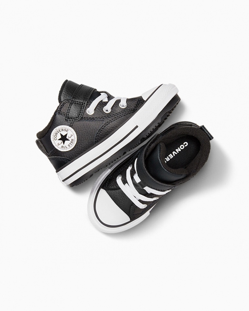 Converse Chuck Taylor All Star Malden Street Boot Svarta Svarta Vita | 063NWGUKL