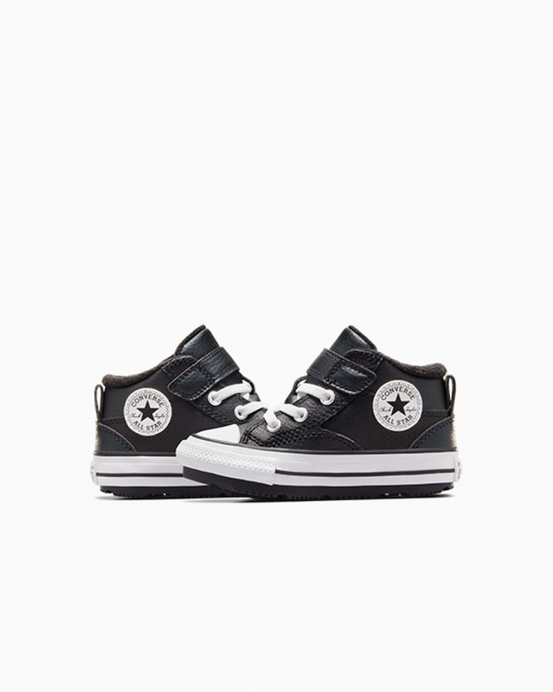 Converse Chuck Taylor All Star Malden Street Boot Svarta Svarta Vita | 063NWGUKL