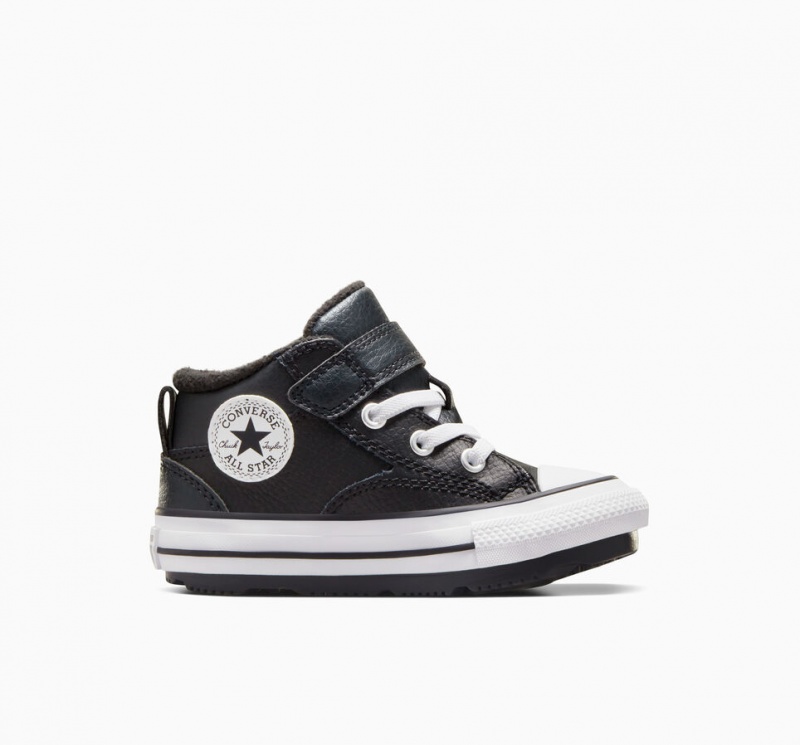 Converse Chuck Taylor All Star Malden Street Boot Svarta Svarta Vita | 063NWGUKL