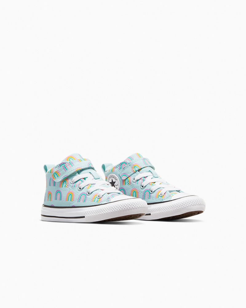 Converse Chuck Taylor All Star Malden Street Rainbows Blå Rosa | 096BGRZLM