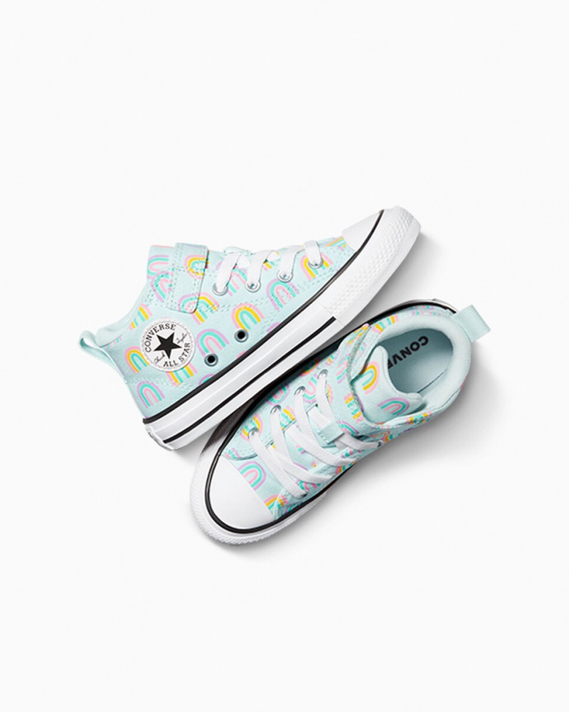 Converse Chuck Taylor All Star Malden Street Rainbows Blå Rosa | 096BGRZLM