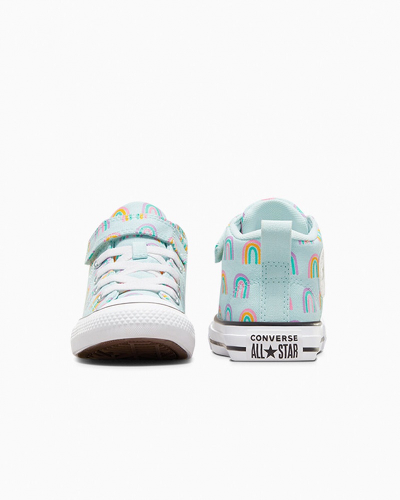 Converse Chuck Taylor All Star Malden Street Rainbows Blå Rosa | 096BGRZLM