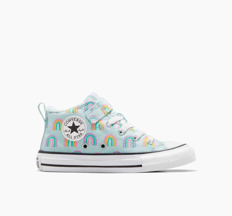 Converse Chuck Taylor All Star Malden Street Rainbows Blå Rosa | 096BGRZLM