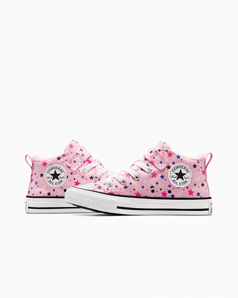 Converse Chuck Taylor All Star Malden Street Sparkle Rosa Vita Svarta | 478AIZOLB