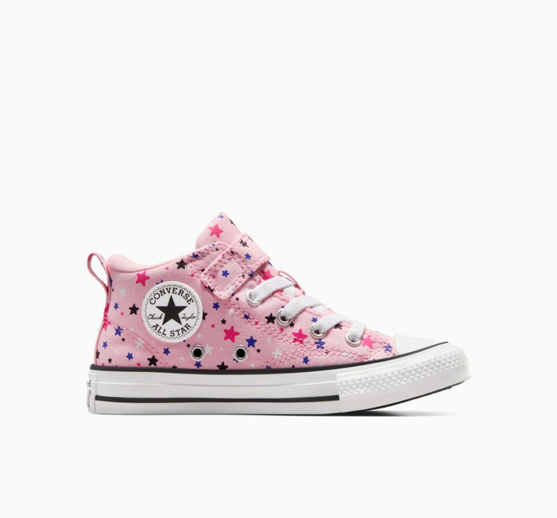 Converse Chuck Taylor All Star Malden Street Sparkle Rosa Vita Svarta | 478AIZOLB