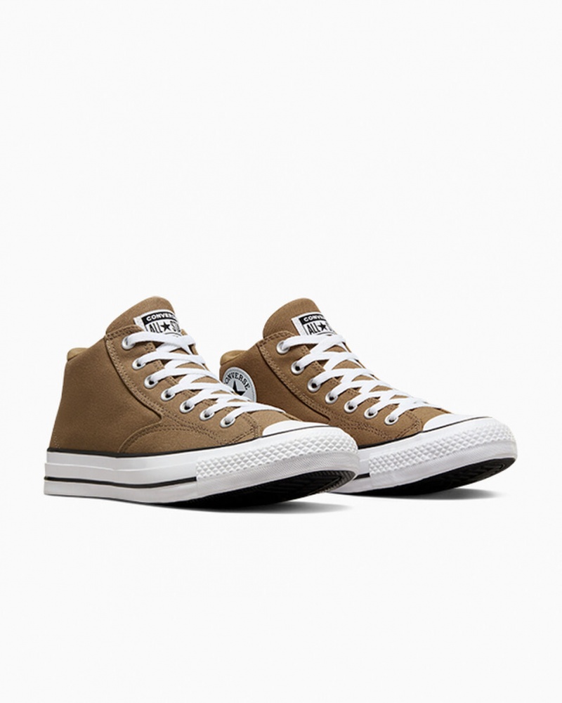 Converse Chuck Taylor All Star Malden Street Vintage Gympa Bruna Vita Svarta | 638LUVGHK