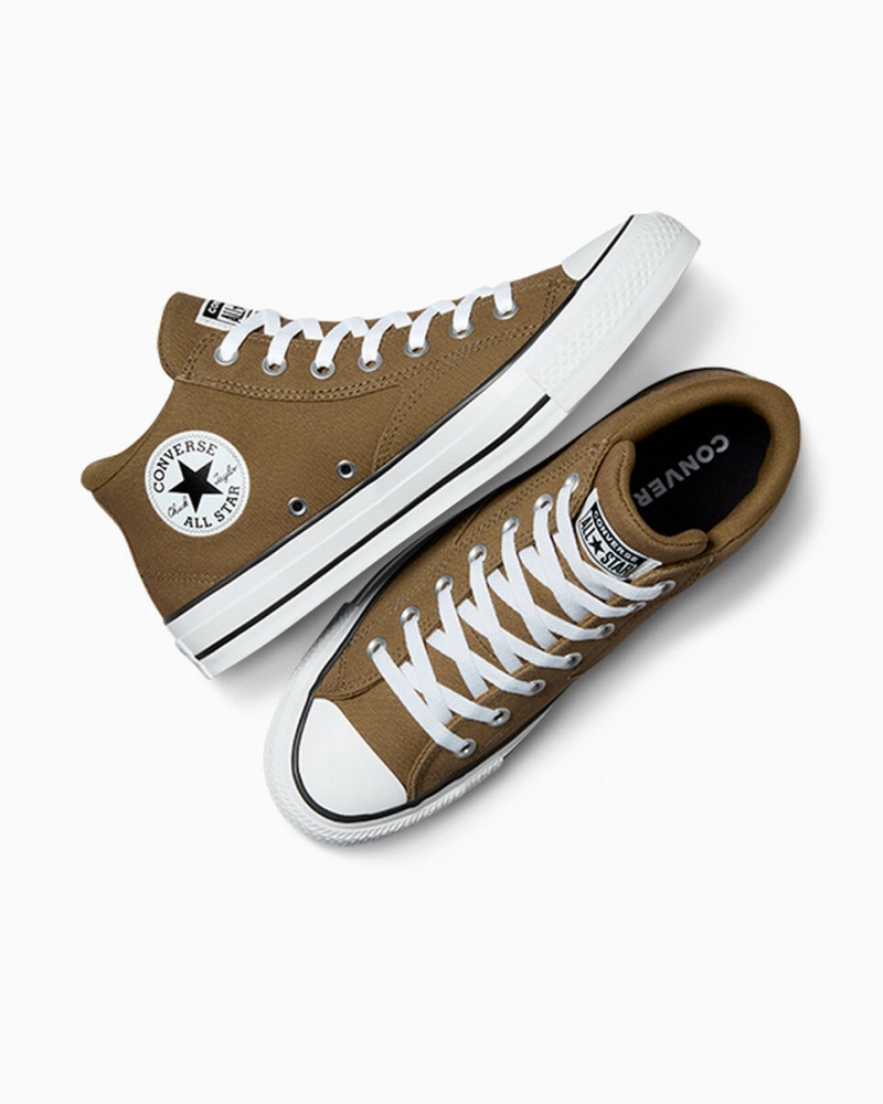 Converse Chuck Taylor All Star Malden Street Vintage Gympa Bruna Vita Svarta | 638LUVGHK