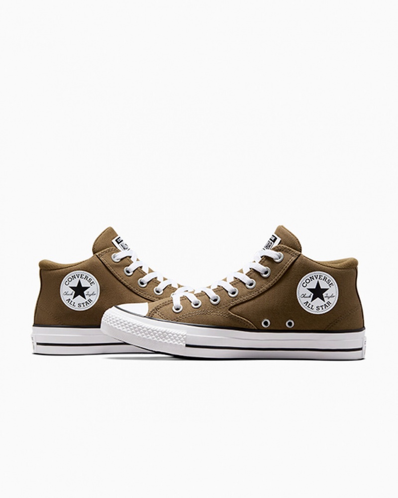 Converse Chuck Taylor All Star Malden Street Vintage Gympa Bruna Vita Svarta | 638LUVGHK