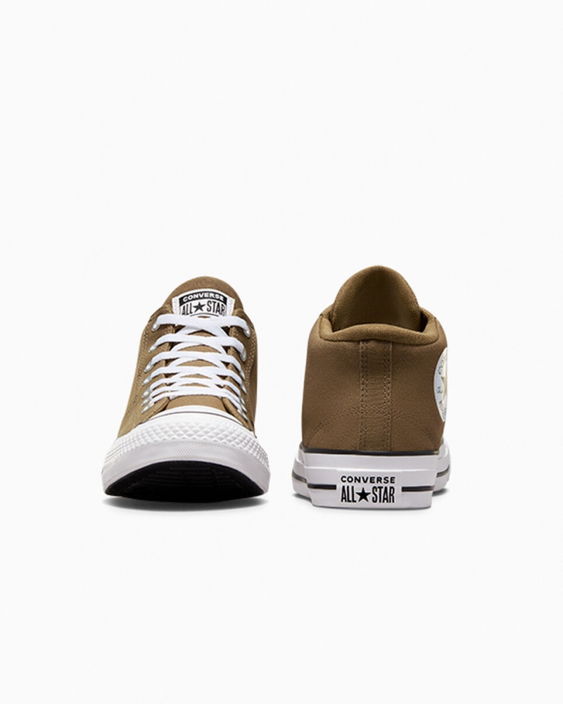 Converse Chuck Taylor All Star Malden Street Vintage Gympa Bruna Vita Svarta | 638LUVGHK