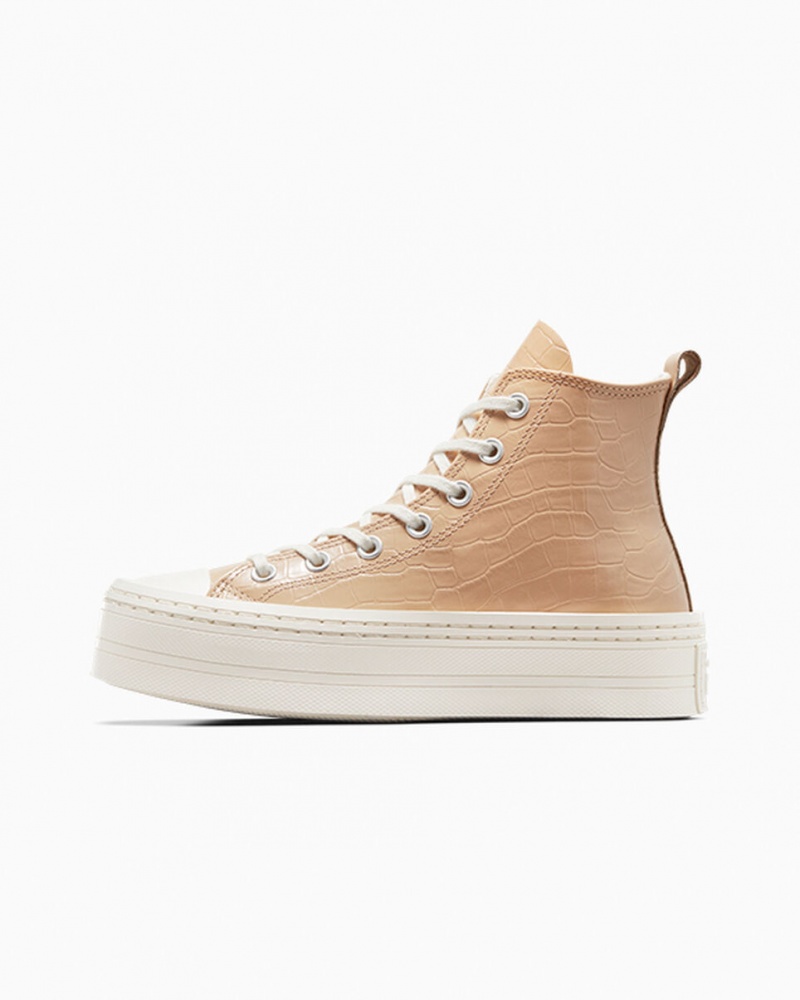 Converse Chuck Taylor All Star Modern Lift Platform Embossed Epic Dune / Epic Dune / Egret | 968OTICYR
