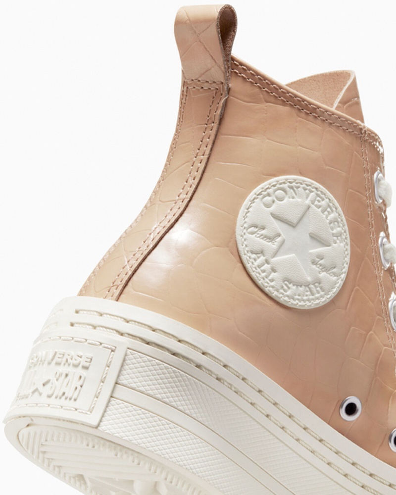 Converse Chuck Taylor All Star Modern Lift Platform Embossed Epic Dune / Epic Dune / Egret | 968OTICYR