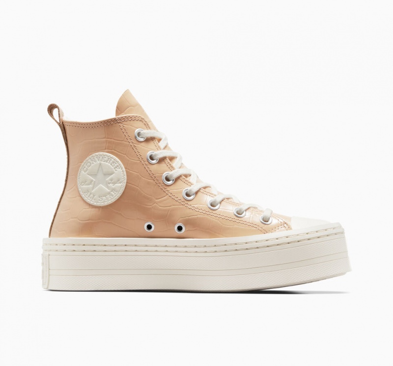 Converse Chuck Taylor All Star Modern Lift Platform Embossed Epic Dune / Epic Dune / Egret | 968OTICYR