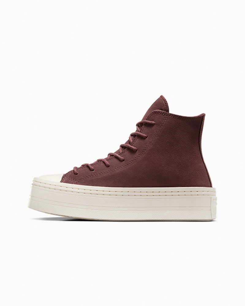 Converse Chuck Taylor All Star Modern Lift Platform Mocka Bruna | 873KYNSMC