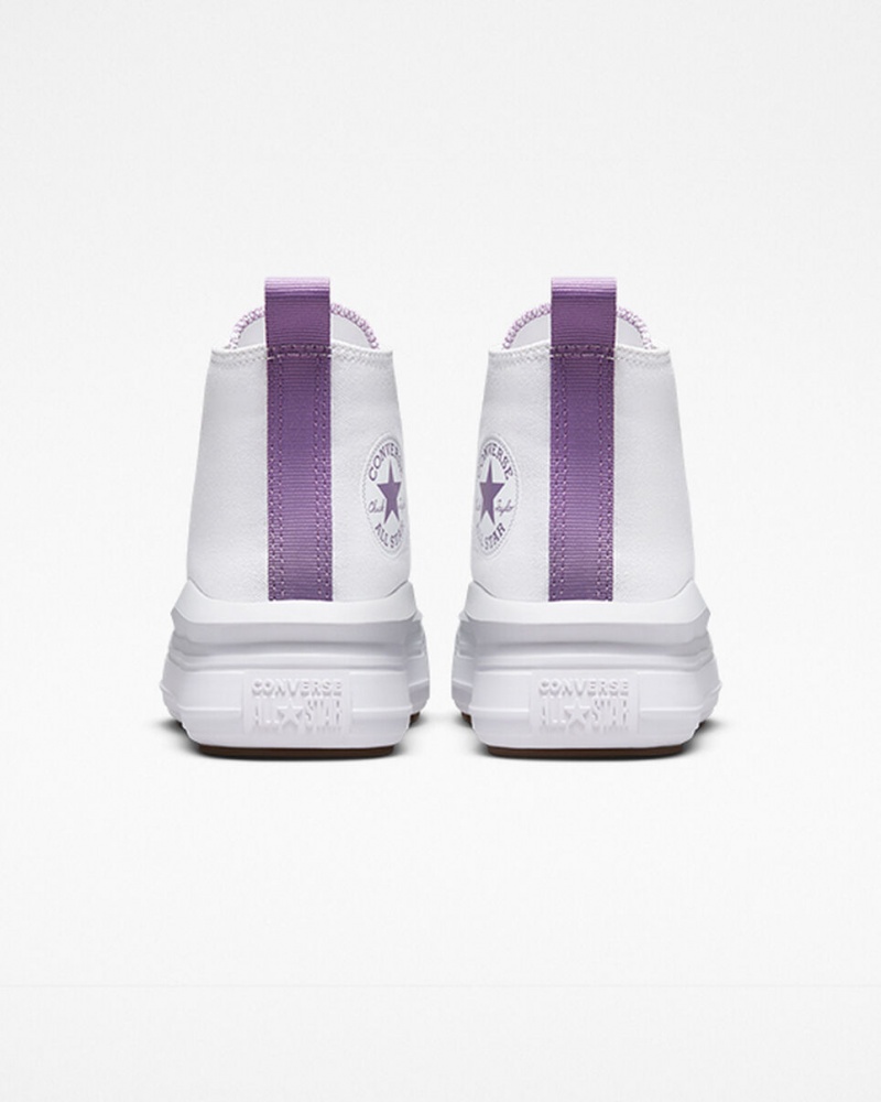 Converse Chuck Taylor All Star Move Platform Vita Lila Vita | 301CVABJG