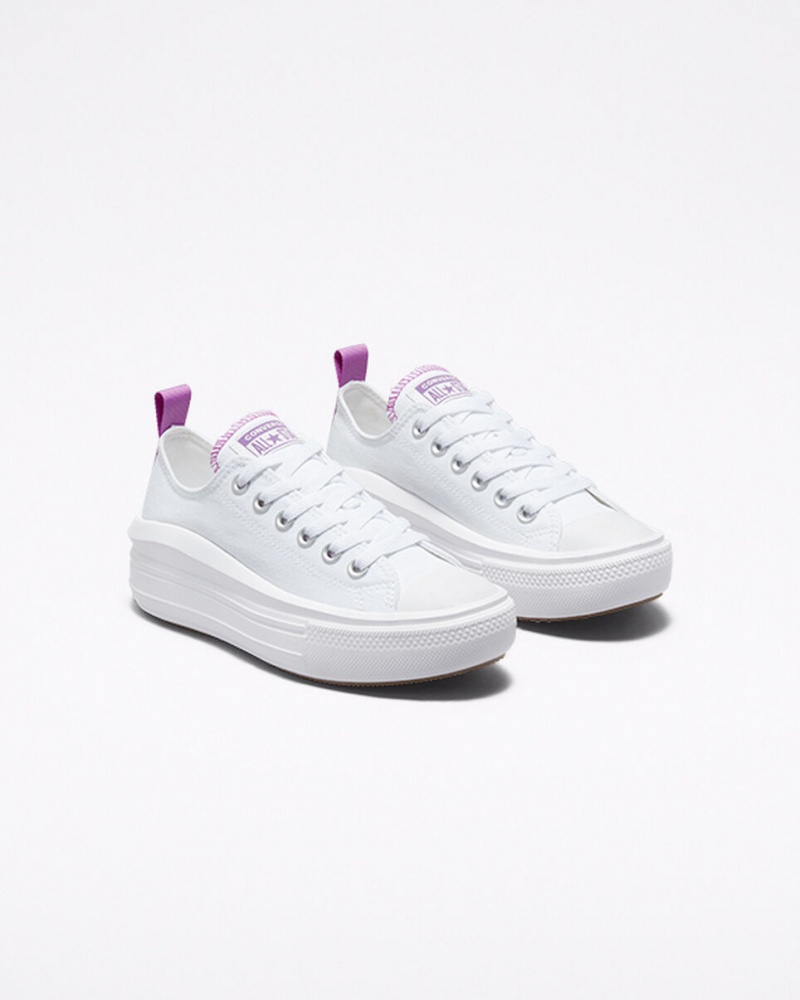 Converse Chuck Taylor All Star Move Platform Vita Lila Vita | 173WICOML