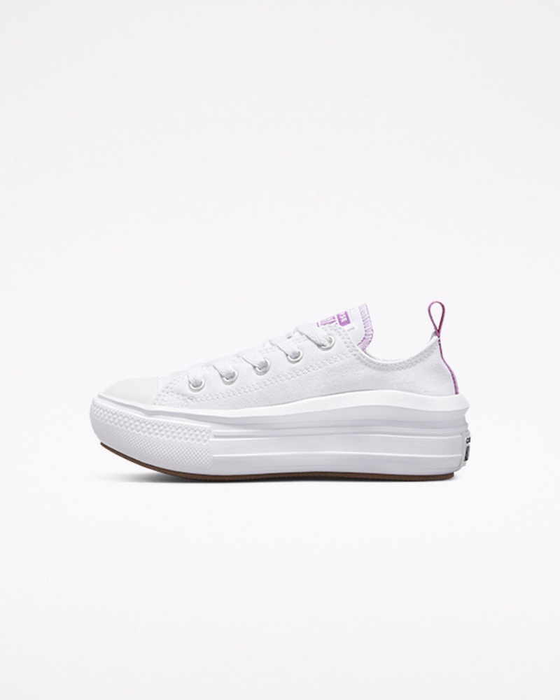 Converse Chuck Taylor All Star Move Platform Vita Lila Vita | 935MTLUDI