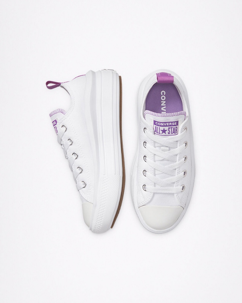 Converse Chuck Taylor All Star Move Platform Vita Lila Vita | 935MTLUDI