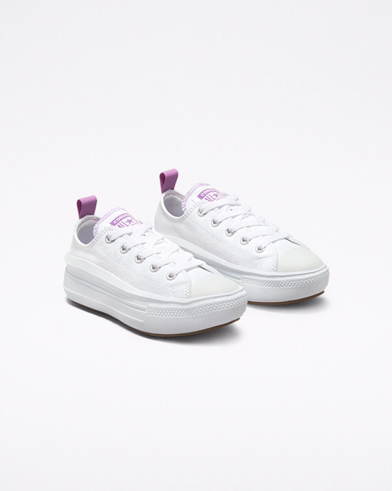 Converse Chuck Taylor All Star Move Platform Vita Lila Vita | 935MTLUDI