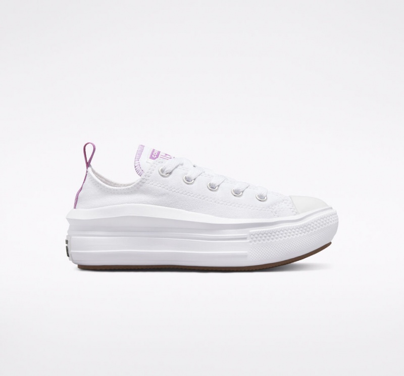 Converse Chuck Taylor All Star Move Platform Vita Lila Vita | 935MTLUDI