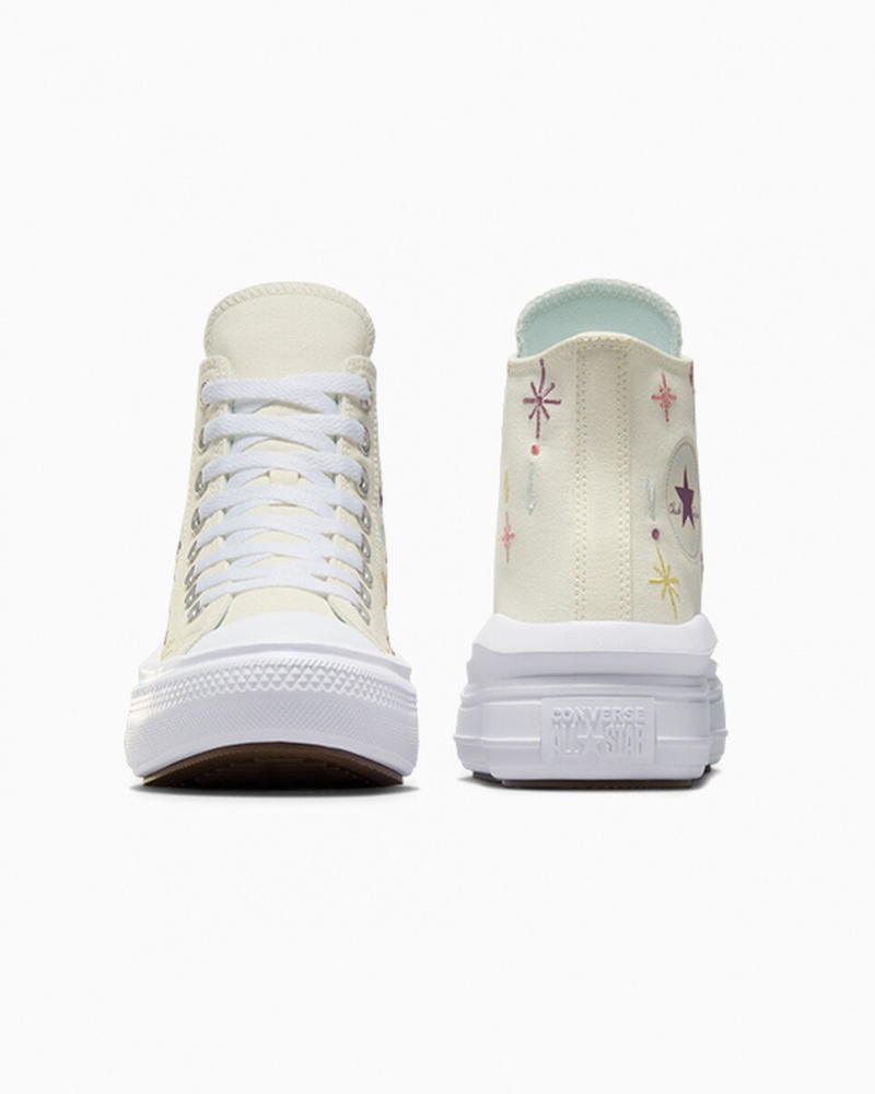 Converse Chuck Taylor All Star Move Platform Alchemy Embroidery Vita | 231GCBMTF