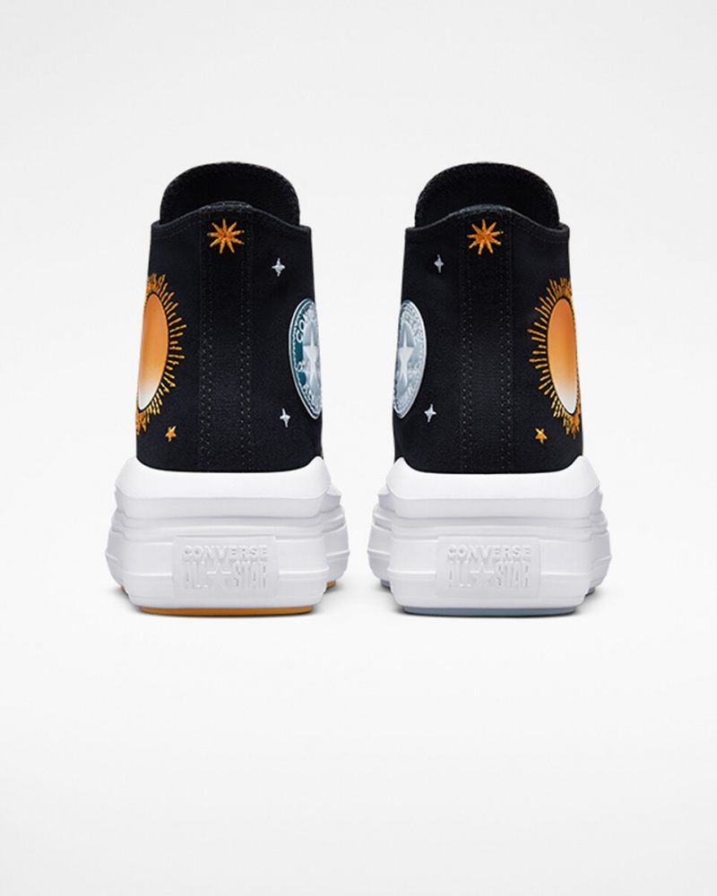 Converse Chuck Taylor All Star Move Platform Celestial Svarta Gula | 690RSMFHZ