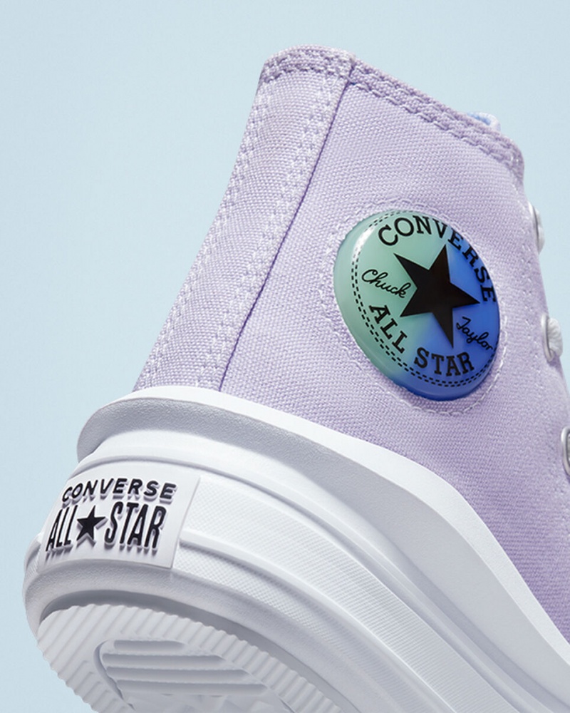 Converse Chuck Taylor All Star Move Platform Gel Patch Kungsblått | 927QHODKN