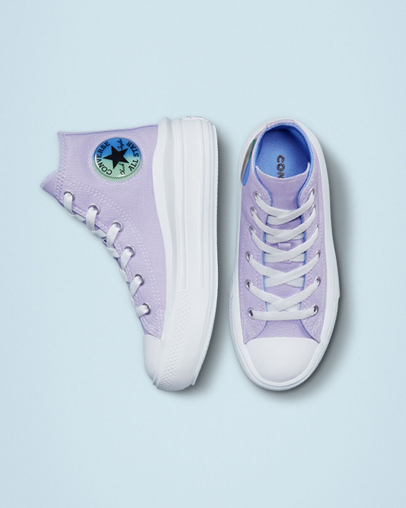 Converse Chuck Taylor All Star Move Platform Gel Patch Kungsblått | 927QHODKN