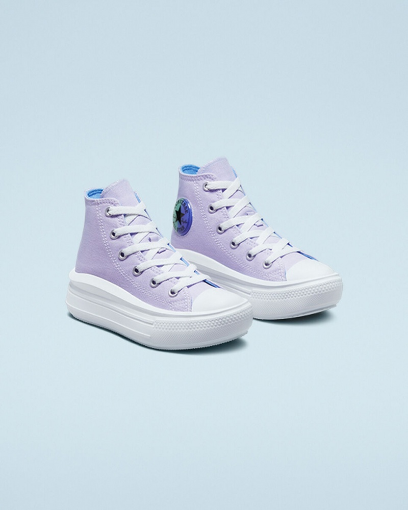 Converse Chuck Taylor All Star Move Platform Gel Patch Kungsblått | 927QHODKN