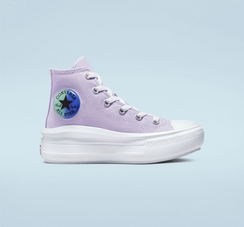 Converse Chuck Taylor All Star Move Platform Gel Patch Kungsblått | 927QHODKN