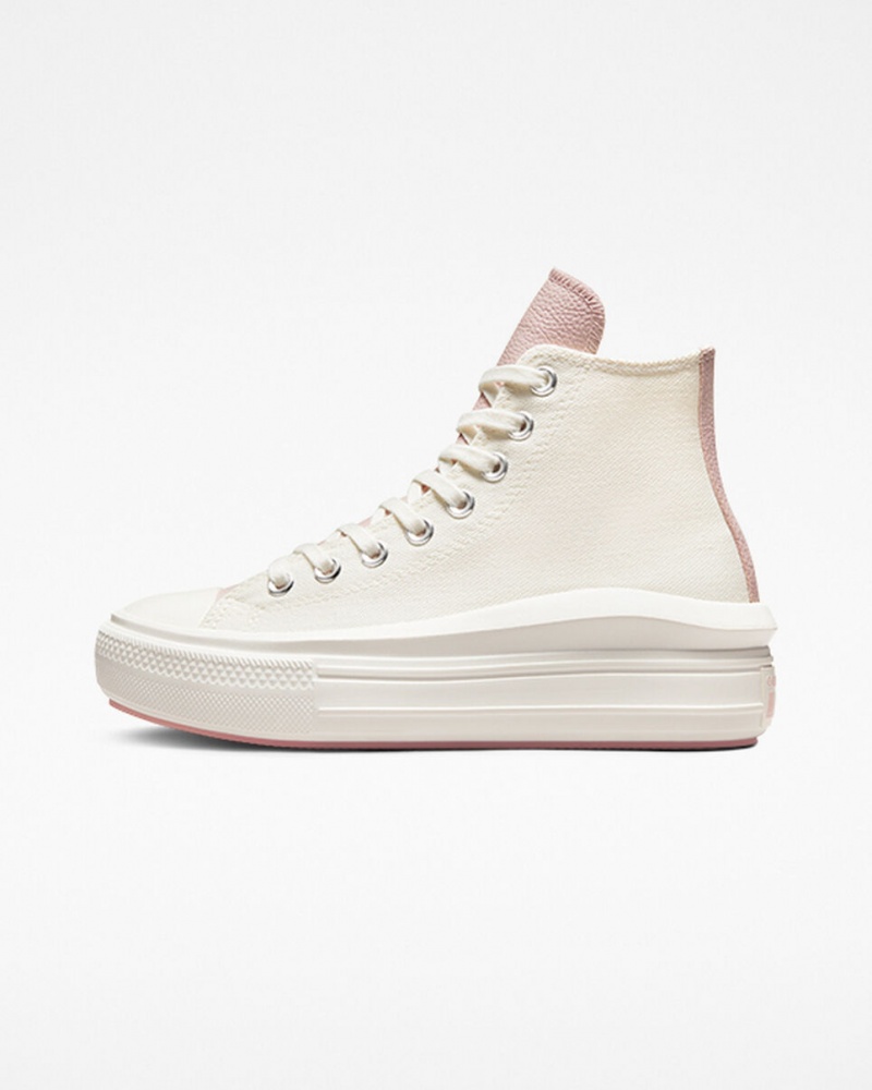 Converse Chuck Taylor All Star Move Platform Tonal Materials Rosa | 609OZNYQA
