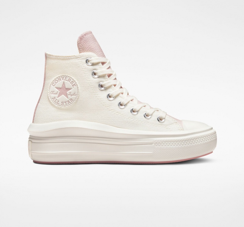 Converse Chuck Taylor All Star Move Platform Tonal Materials Rosa | 609OZNYQA