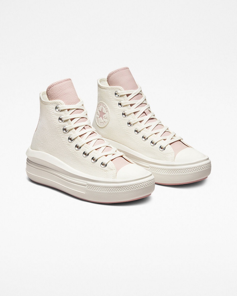 Converse Chuck Taylor All Star Move Platform Tonal Materials Rosa | 143ITOZNJ
