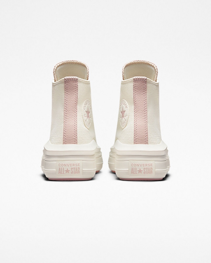 Converse Chuck Taylor All Star Move Platform Tonal Materials Rosa | 143ITOZNJ