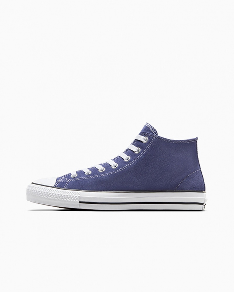 Converse Chuck Taylor All Star Pro Mocka Blå Vita Svarta | 096TGMDZB