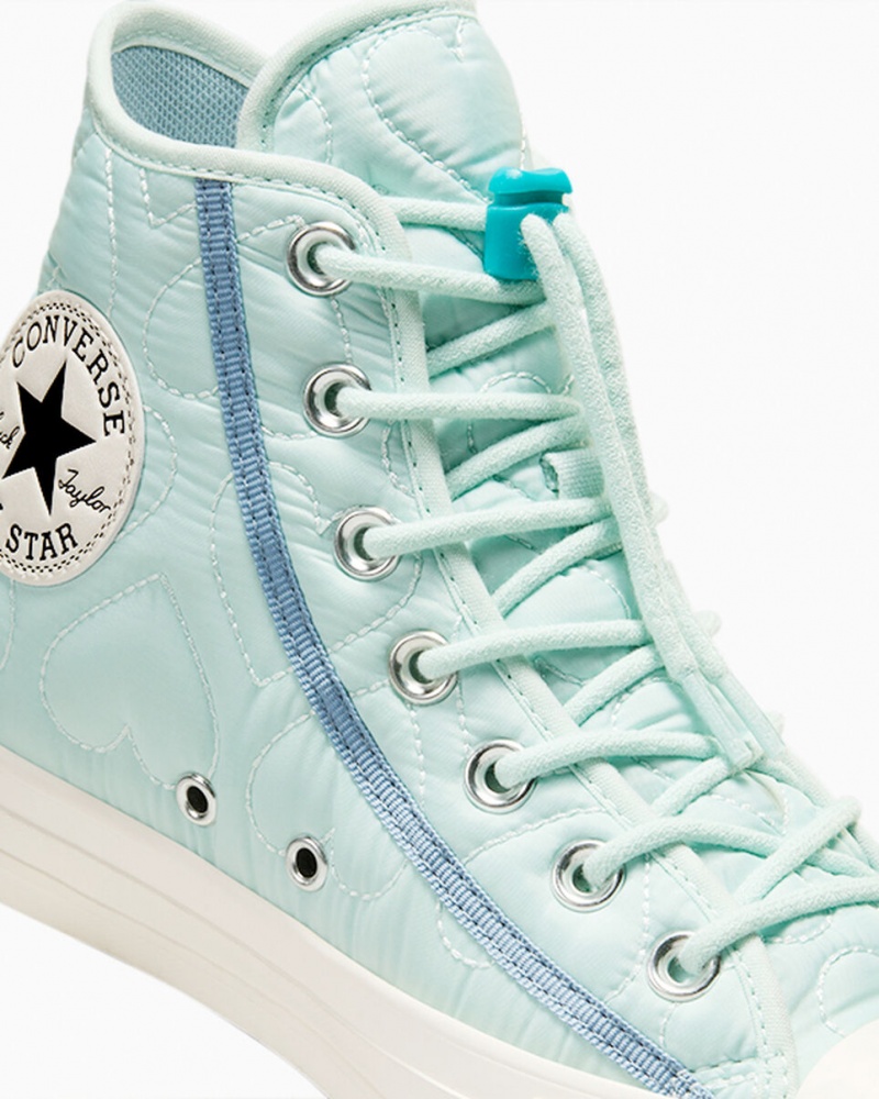 Converse Chuck Taylor All Star Quiltad Blå Blå | 802ENWSJD