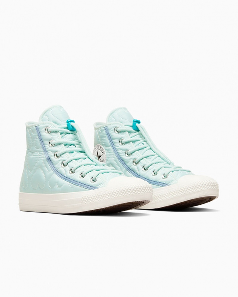 Converse Chuck Taylor All Star Quiltad Blå Blå | 802ENWSJD