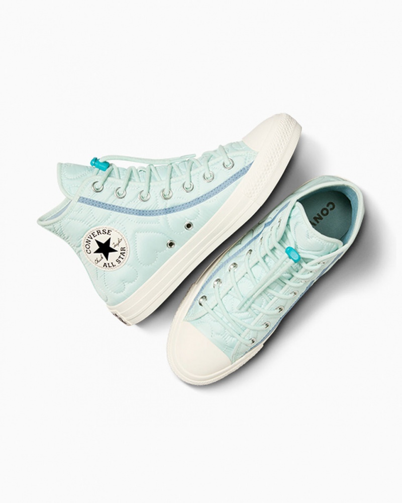 Converse Chuck Taylor All Star Quiltad Blå Blå | 802ENWSJD