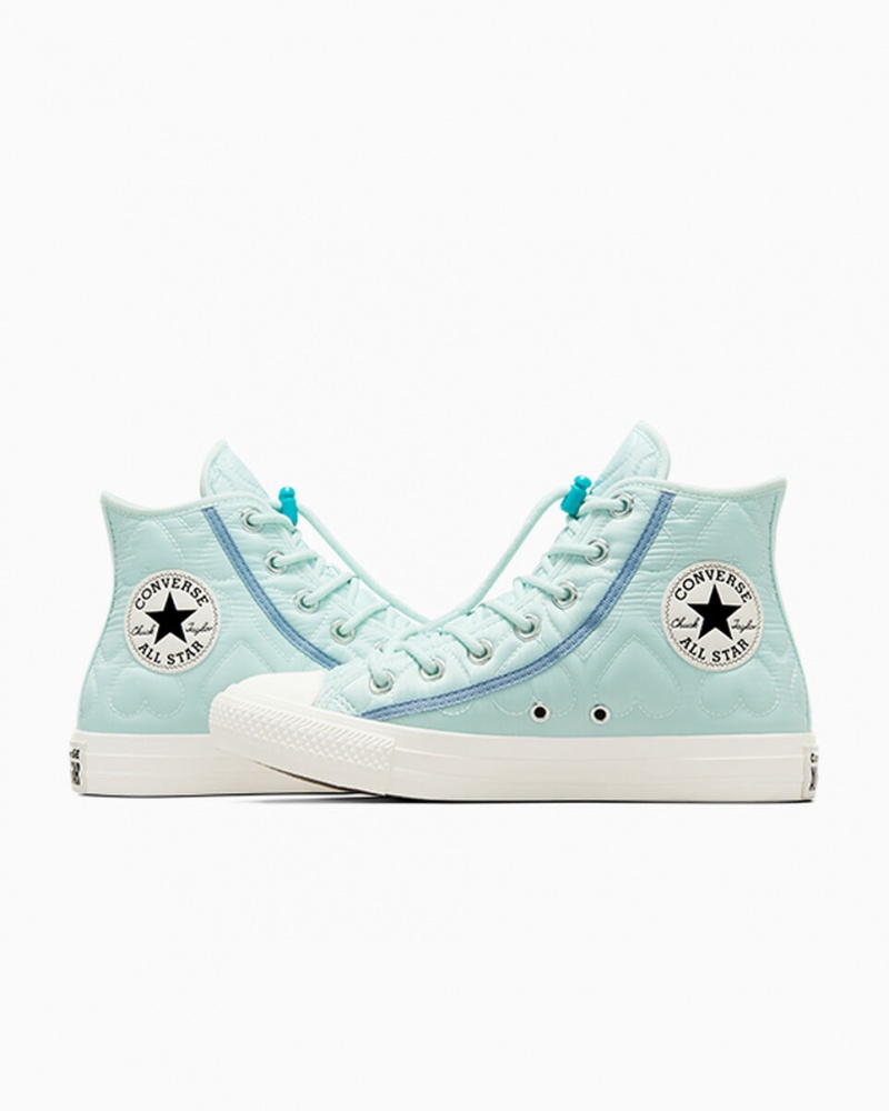 Converse Chuck Taylor All Star Quiltad Blå Blå | 802ENWSJD